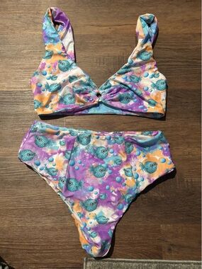 moana bikini Reversible Cheeky Bikini Swim Set
